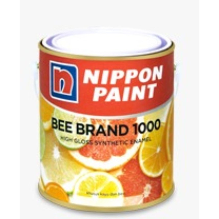 

Cat Minyak Kayu Besi BEE BRAND 1000 1L Nippon Paint Synthetic