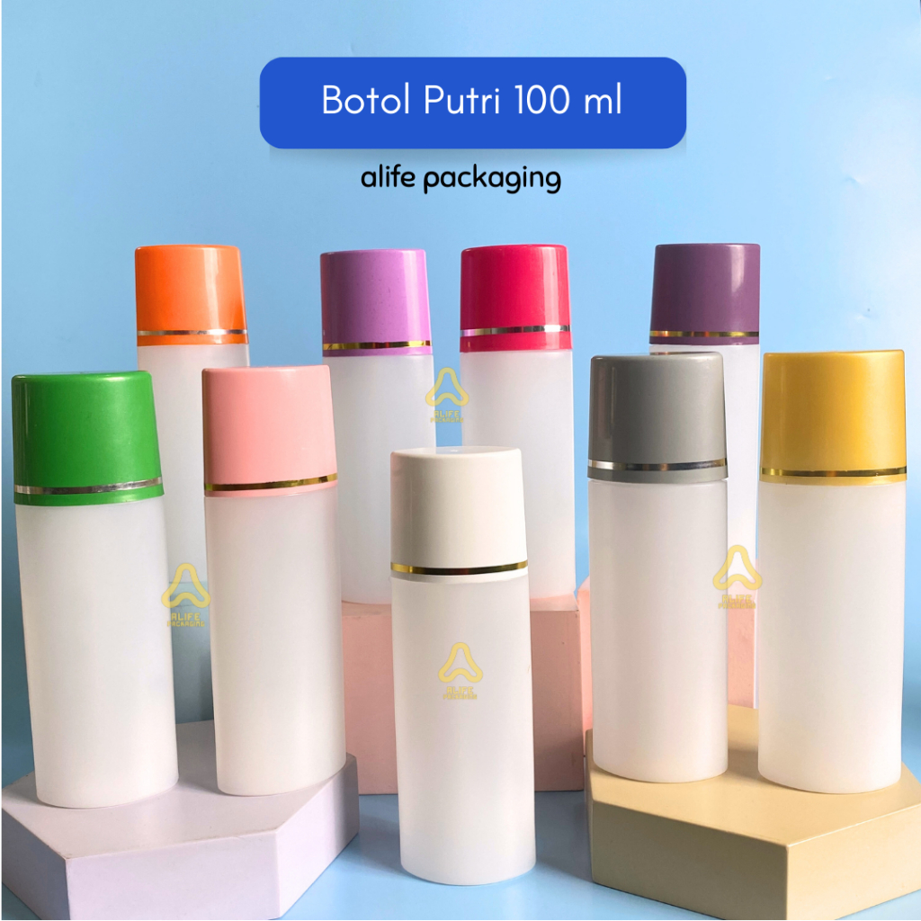 Botol Putri 100 ml | Botol Sabun 100 ml | Botol Cleanser 100 ml | Botol Kosmetik | Botol 100 ml