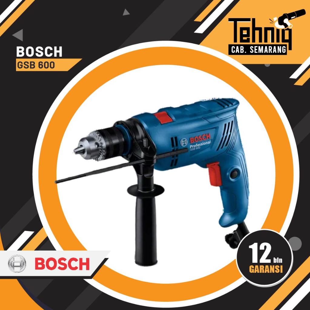 BOSCH GSB 600 Mesin Bor Listrik / Mesin Bor Tangan Listrik Beton Bosch GSB 600 / Bor Dinding Beton