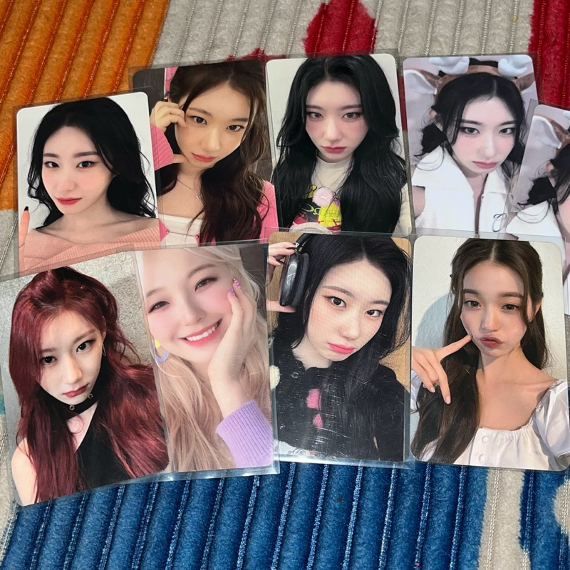 wts photocard pc wonyoung ive chaeryeong itzy jiheon fromis_9 talk&talk hapa kristin cheshire ld gre