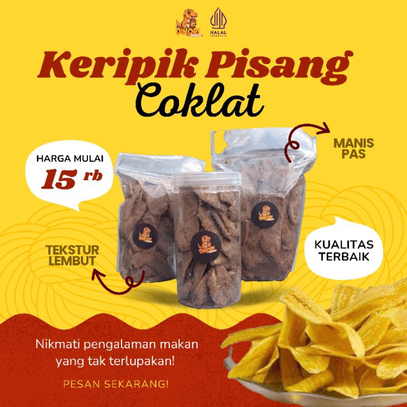 

Promo Kripik Pisang Coklat // keripik pisang khas Lampung