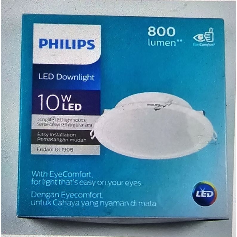 PHILIP DOWNLIGHT ERIDANI 10W PUTIH