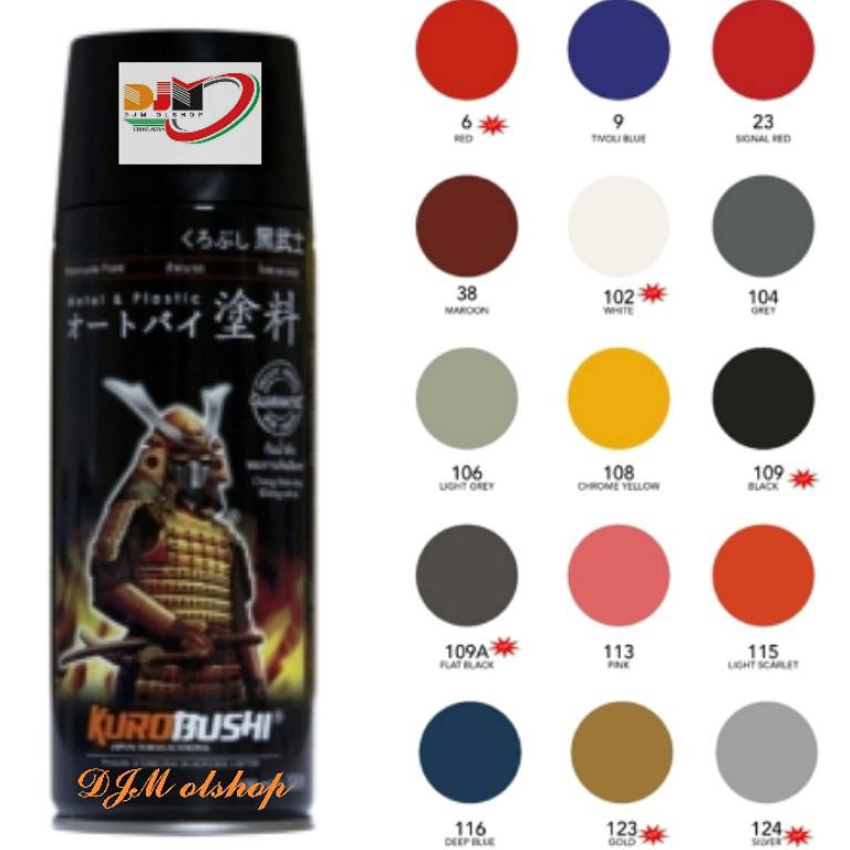 

KODE L54L Cat Samurai Paint Standard Colours