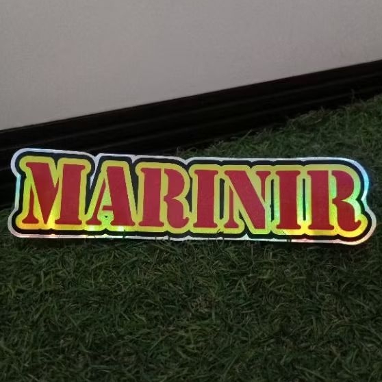 

stiker hologram glossy/stiker MARINIR/stiker unik