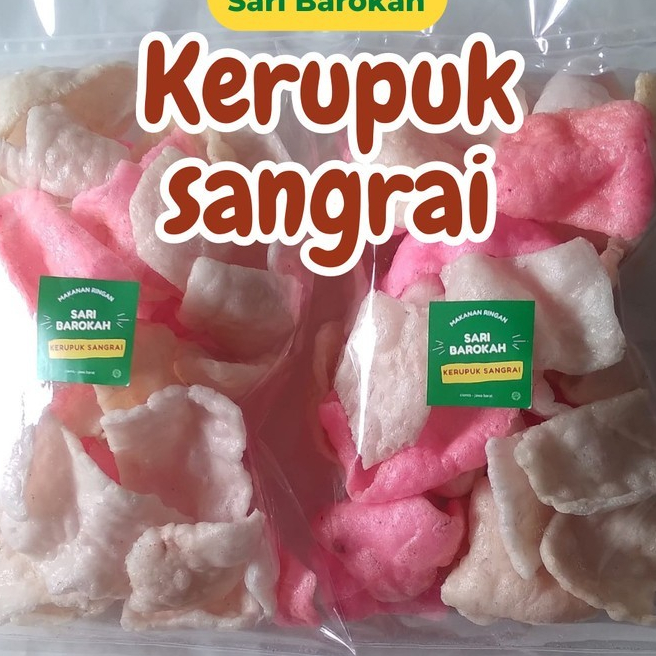 

PROMO 2 BUNGKUS Kerupuk sangrai serba 50 gram renyah gurih cemilan kerupuk melarat