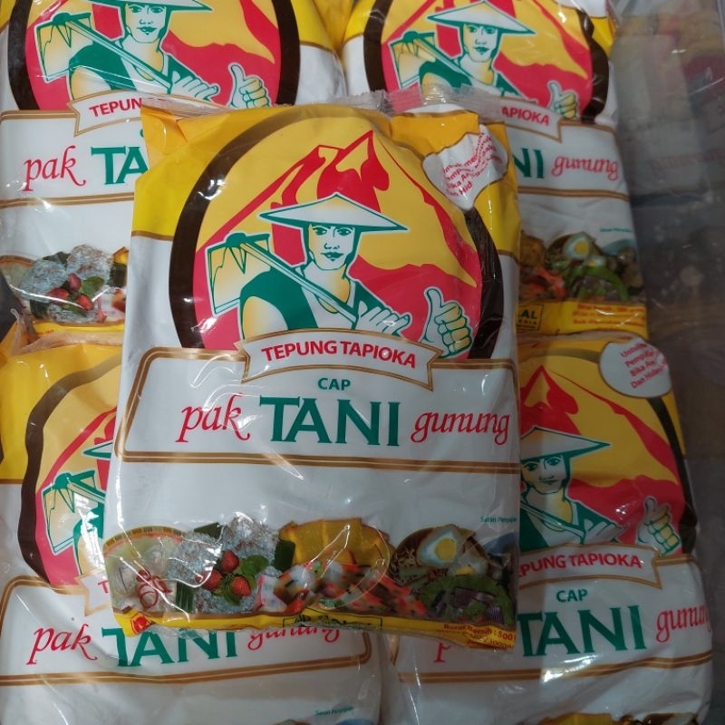 

Tepung Tapioka Cap Pak Tani Gunung Kuning 500 gram