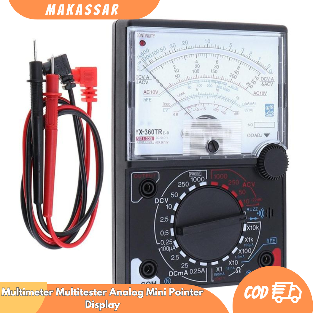 Multimeter Multitester Analog Mini Pointer Display