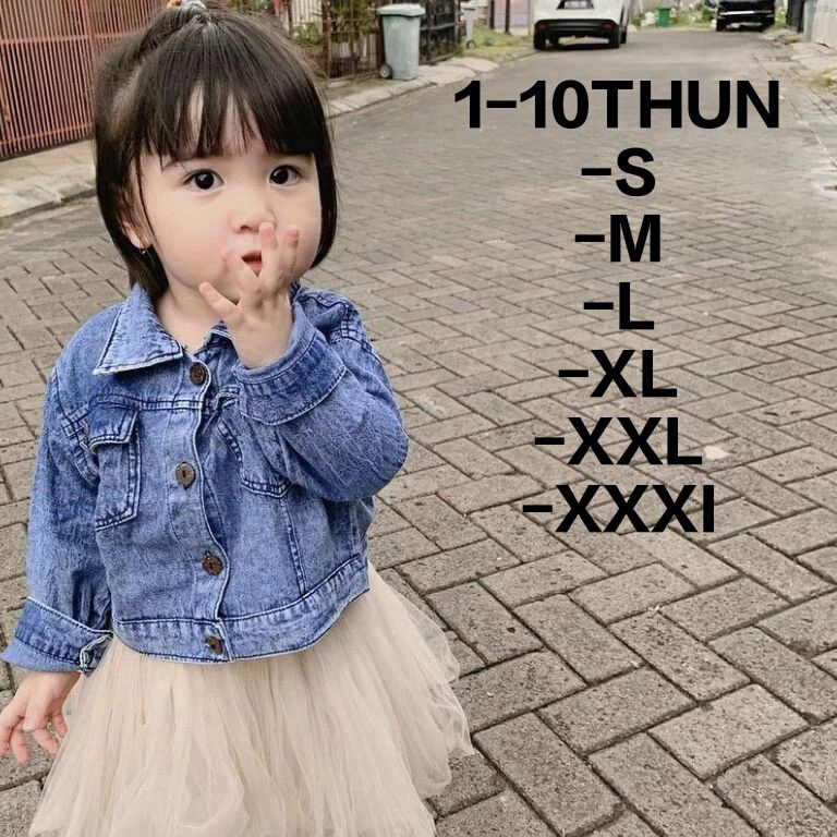 KODE P86C JAKET JEANS ANAK PEREMPUAN 11 Tahun