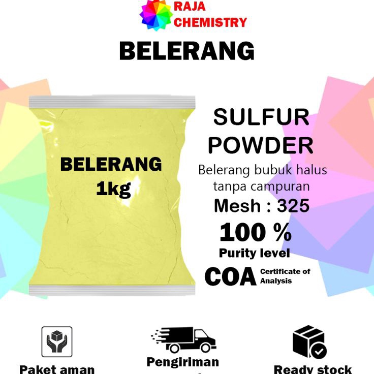 Ready Belerang Sulfur Belerang Murni 1kg