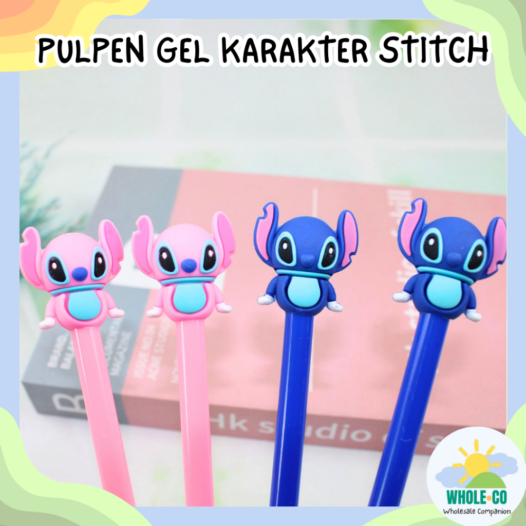 

Pulpen Gel Karakter Stitch Premium Lilo & Stitch Angel Pena Premium Lucu Unik Imut Grosir Termurah COD