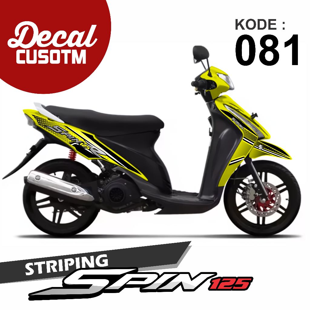 stiker body suzuki spin strining suzuki spin 125 les spin nr spin cw