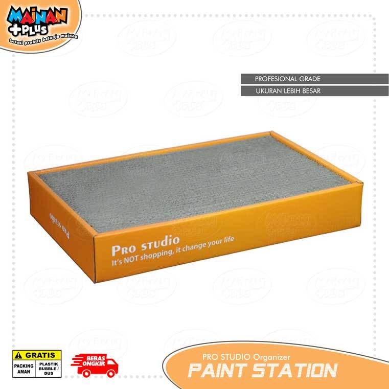 

PRO STUDIO PAINT STATION Tempat Cat Airbrush Stand Painting Clip Grip