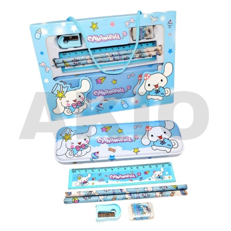 

Set Alat Tulis Anak Aesthetic Karakter CINNAMOROLL SANRIO 107 Perempuan Laki Laki Sekolah SD TK Murah Lucu Lengkap 6 in 1