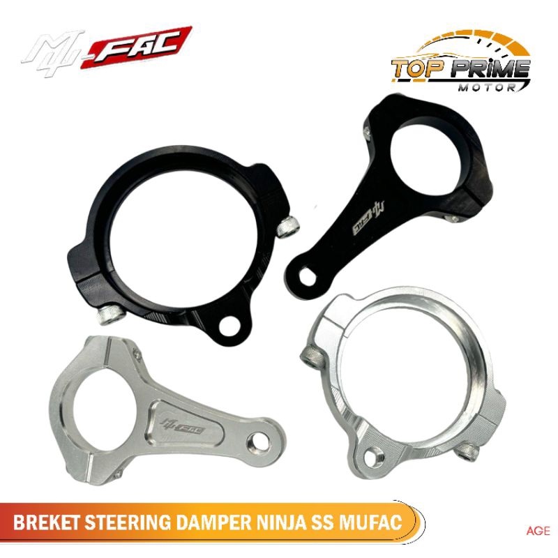 Breket Steering Damper Ninja R SS RR MUFAC