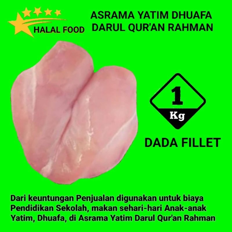 

Dada Ayam Fillet Harga Termurah, Tanpa Kulit, Tanpa Tulang 1 Kg