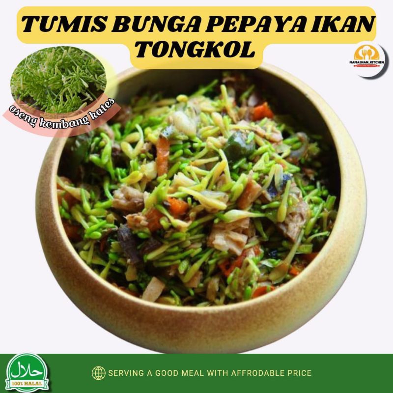 

MENU FAMILY..!! "TUMIS BUNGA PEPAYA IKAN TONGKOL" EKONOMIS BINTANG LIMA