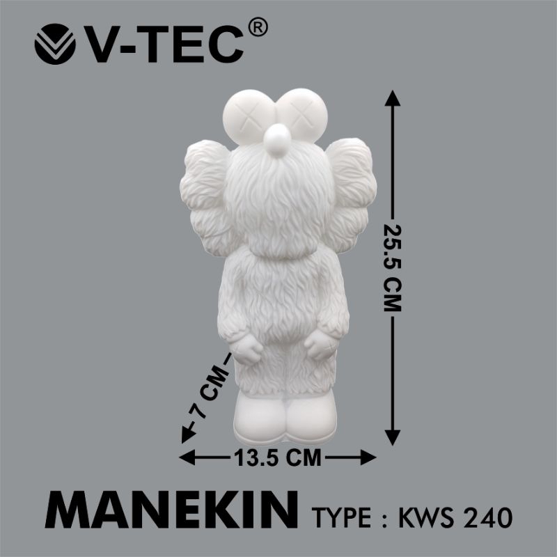

V-TEC Manekin KWS 240 (Kaws) Uk. 24cm