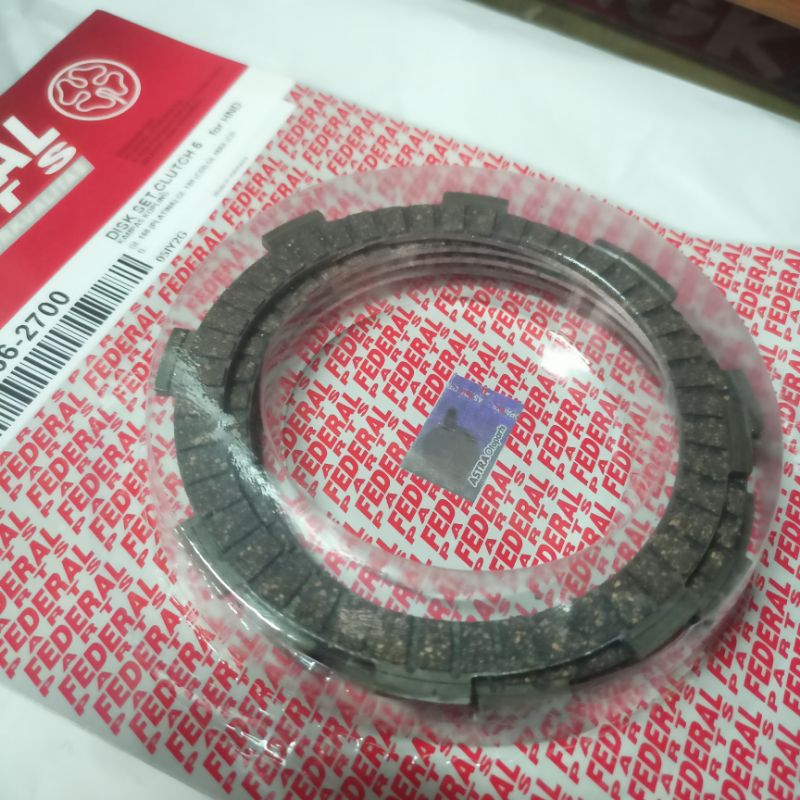 KAMPAS KOPLING CB GL MEGAPRO MONO FEDERAL PART 6 LEMBAR PLAT KOPLING CRF //MEGAPRO MONO KAIN KOPLING