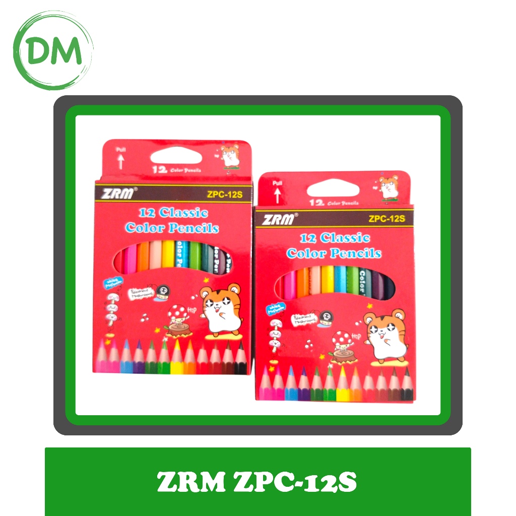 

ZPC-12S PENSIL WARNA MERK ZRM 12 WARNA