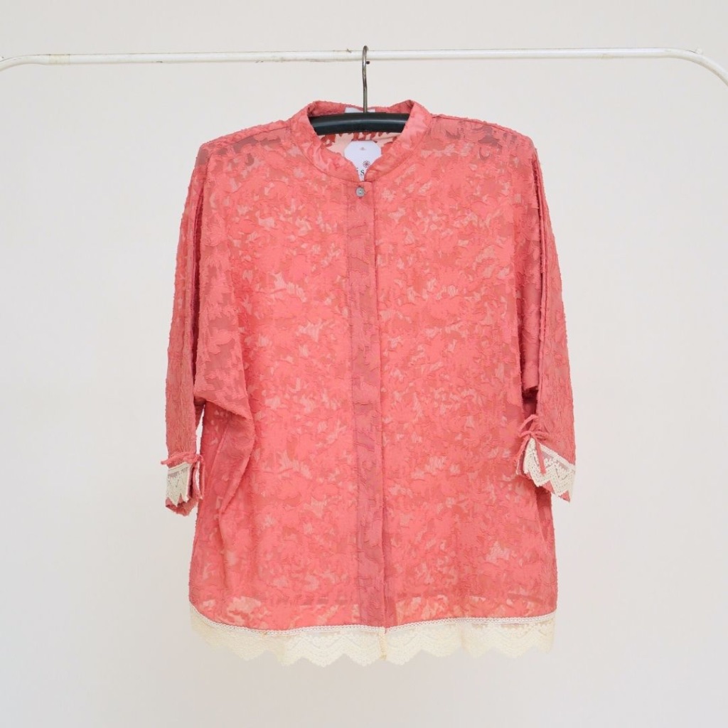 Kisa - Blus/Kemeja Brukat & Organza Freya Top