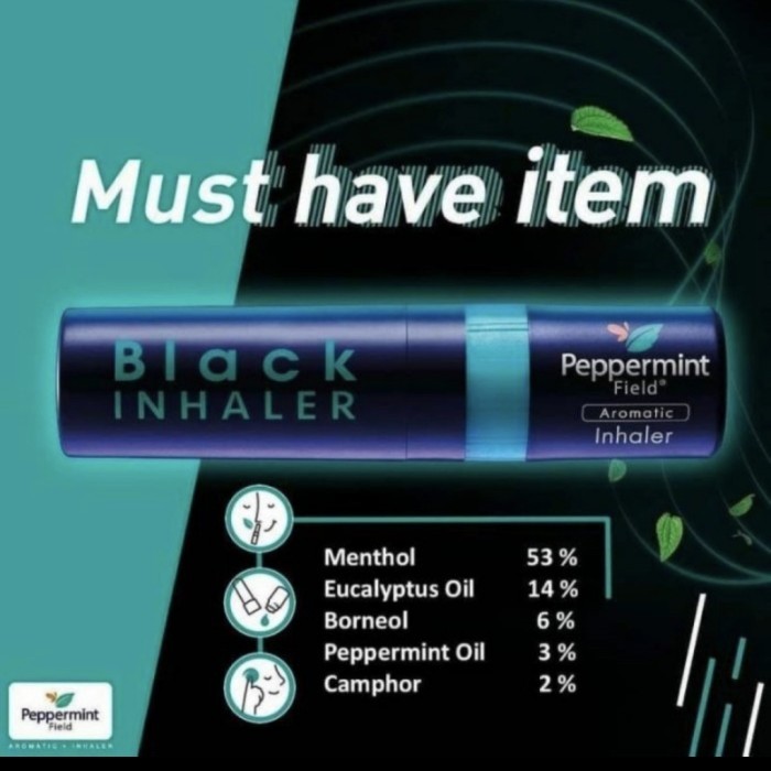 Peppermint black inhaler Thailand