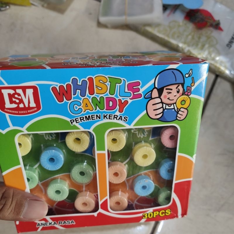 

30Pcs Permen wastel candy kotak whistle