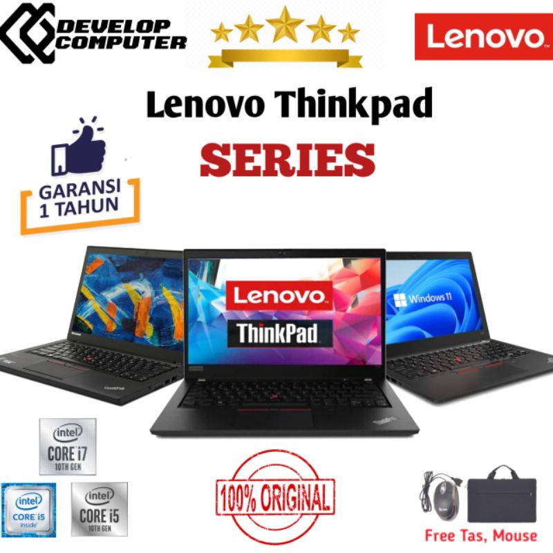 Laptop Lenovo Thinkpad Core i5/i7 Ram 16GB MULUS BERGARANSI 1 TAHUN