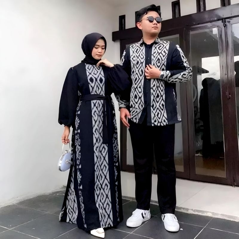 Baju Couple Tenun, Dress Tenun, Kemeja Tenun Troso, Baju Tenun Couple