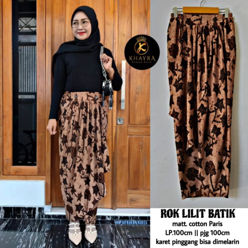 ROK LILIT INSTAN | ROK LILIT BATIK PARIS