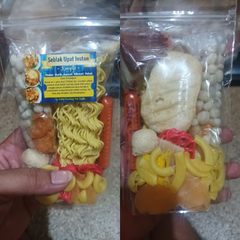 

SEBLAK INSTAN CHILI OIL KOMPLIT