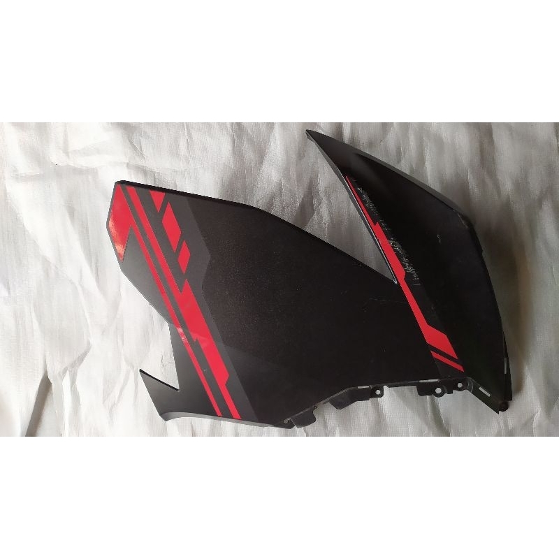sayap fairing samping kanan hitam doff Kawasaki ninja 250 fi new bekas original