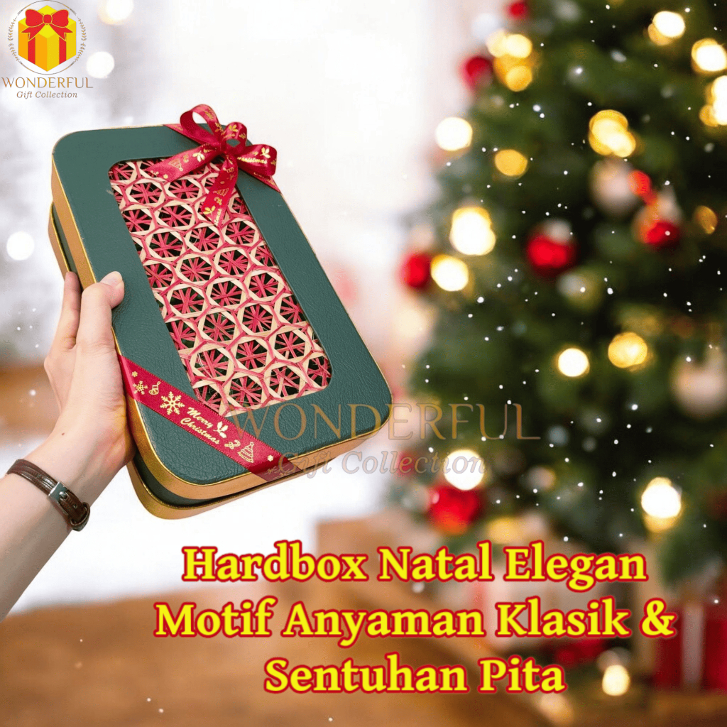 

Gift Box Natal / Christmas Hampers Hardbox / Box Rotan Anyaman NYM.06