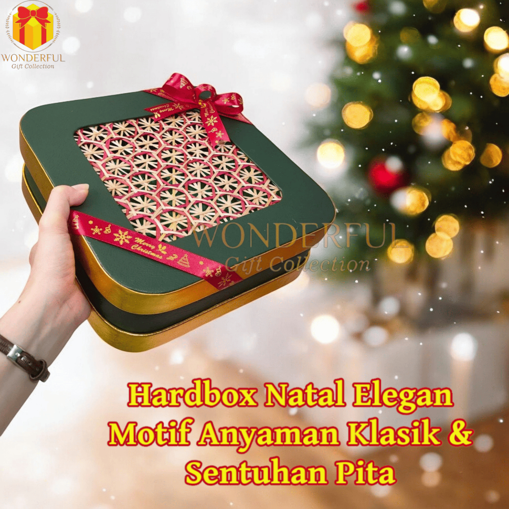 

Gift Box Natal / Christmas Hampers Hardbox / Box Rotan Anyaman NYM.02