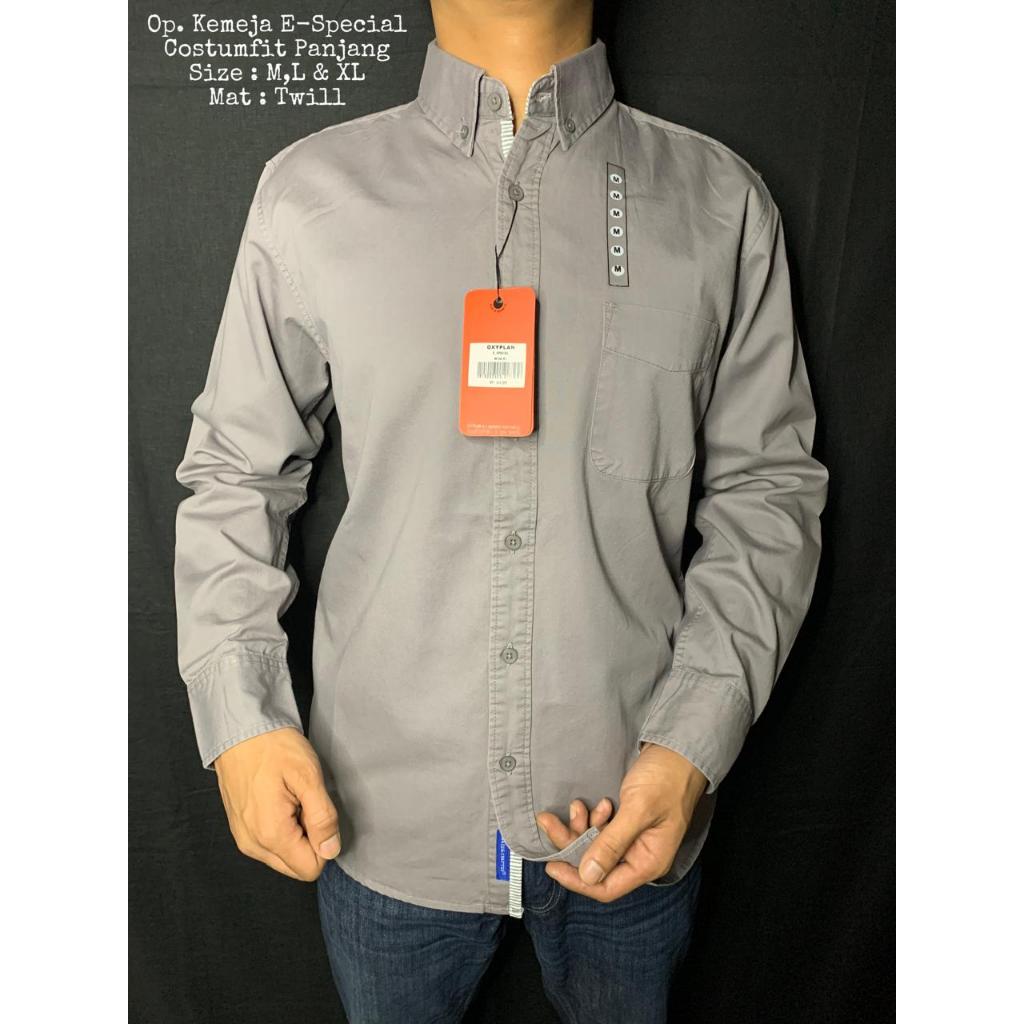 OXYPLAN KEMEJA PANJANG E-SPECIAL COSTUMFIT + SABLON