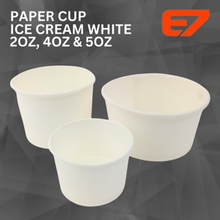 Paper Cup Putih Polos Ice Cream - Ice Cream Cup, Gelas Kertas Es Krim
