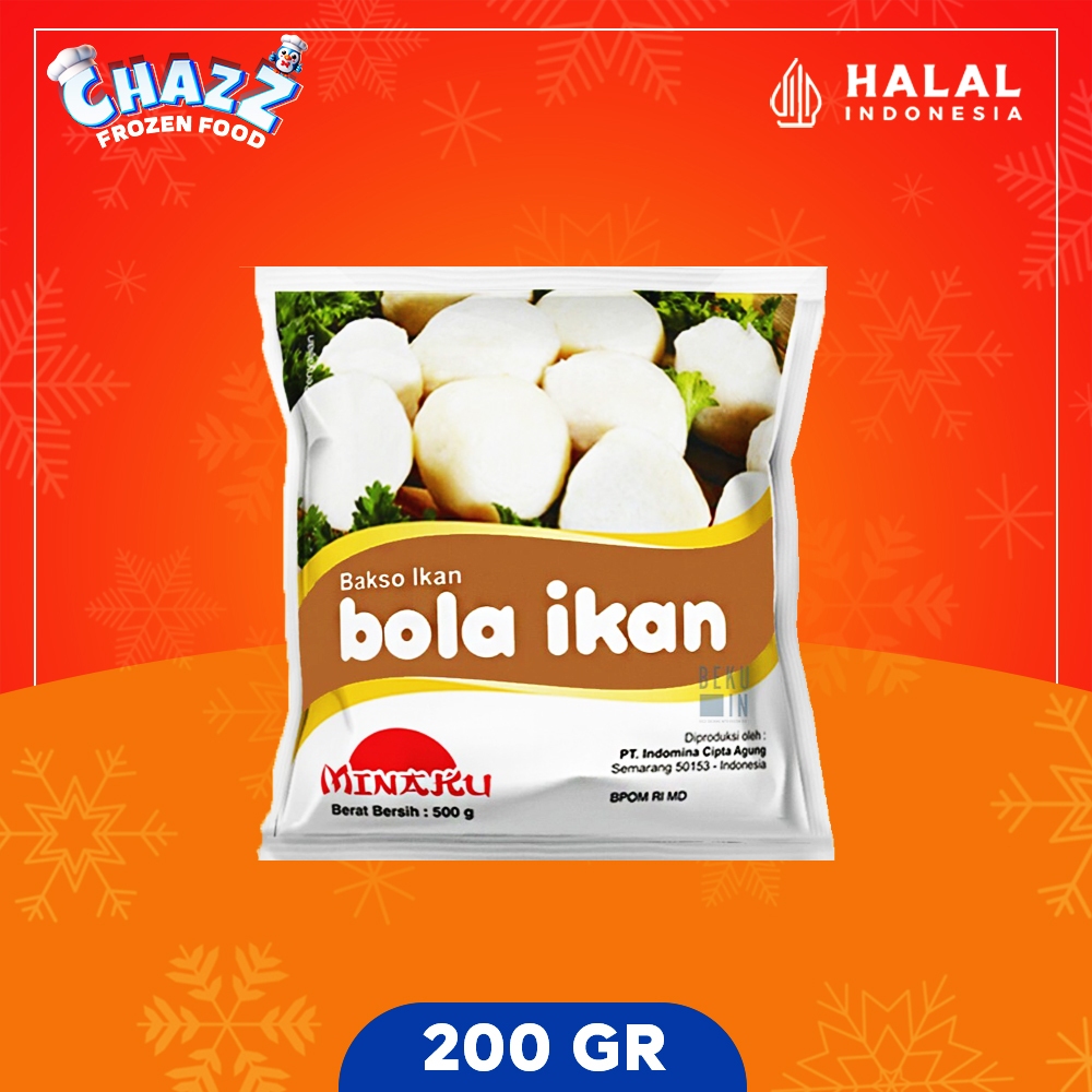 

Minaku Bola ikan 200 Gram harga promo
