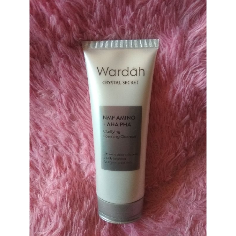 Wardah Crystal secret foaming cleanser 100ml/ sabun wajah wardah / wardah facial foam/ wardah sabun 