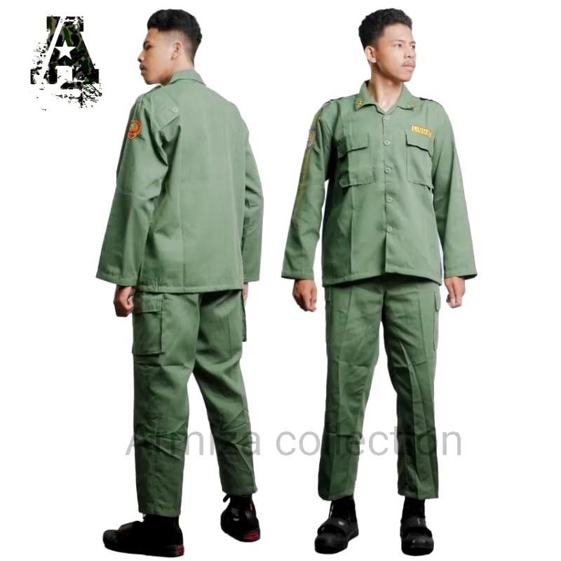 SERAGAM LINMAS HIJAU SATLINMAS