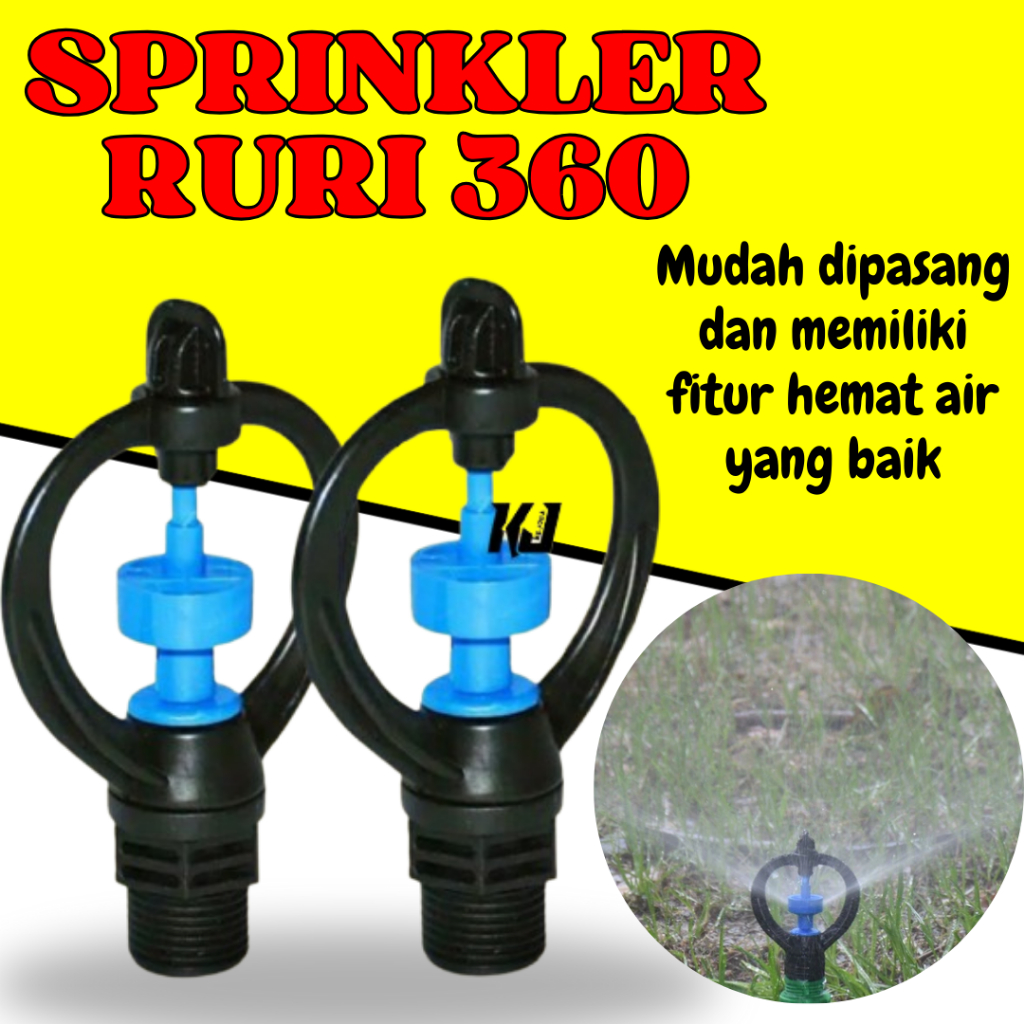 SPRINKLER RURI 360 KINCIR AIR SPRINGKLER BERKEBUN TAMAN