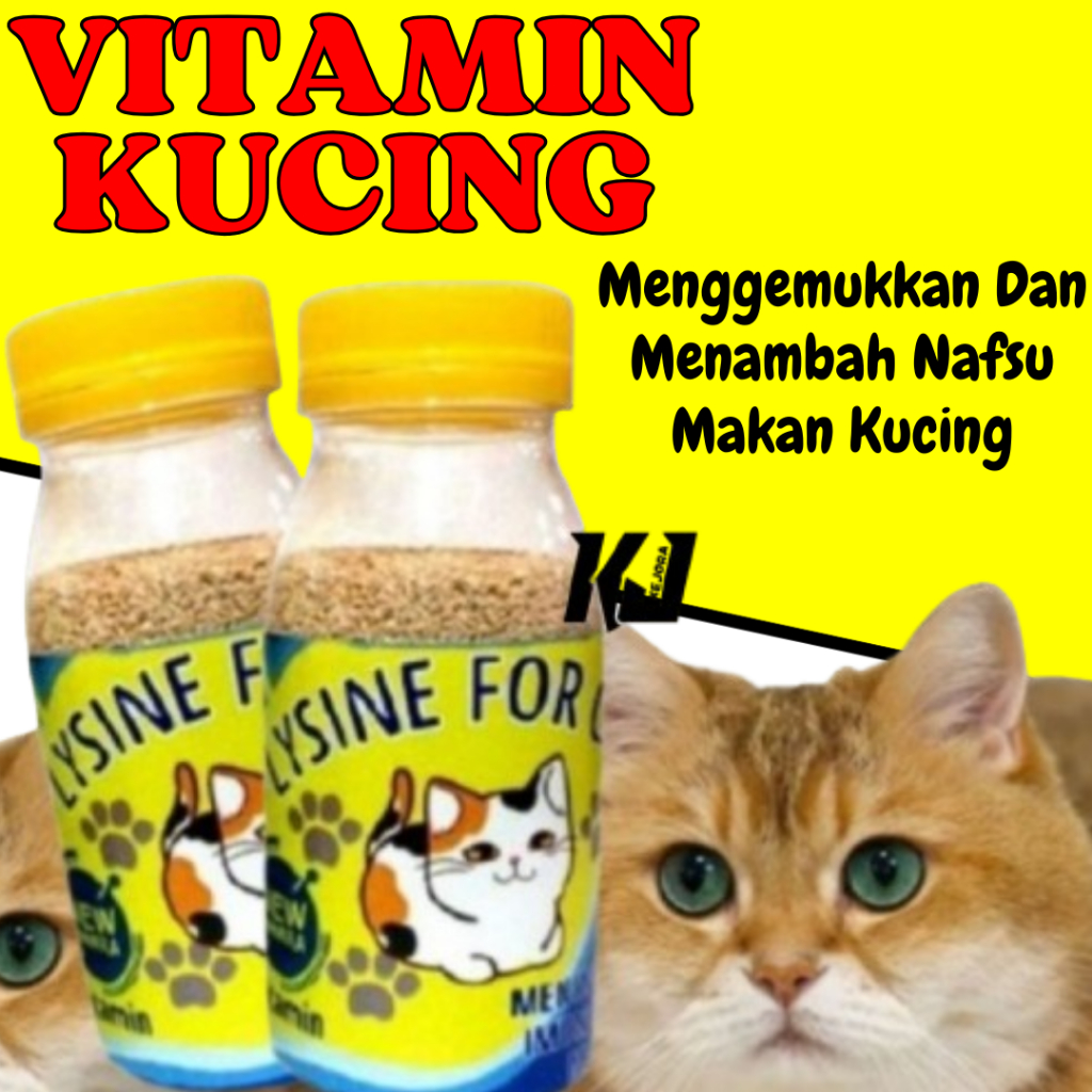 Vitamin Kucing Penambah Nafsu Makan Penggemuk Kucing Kitten