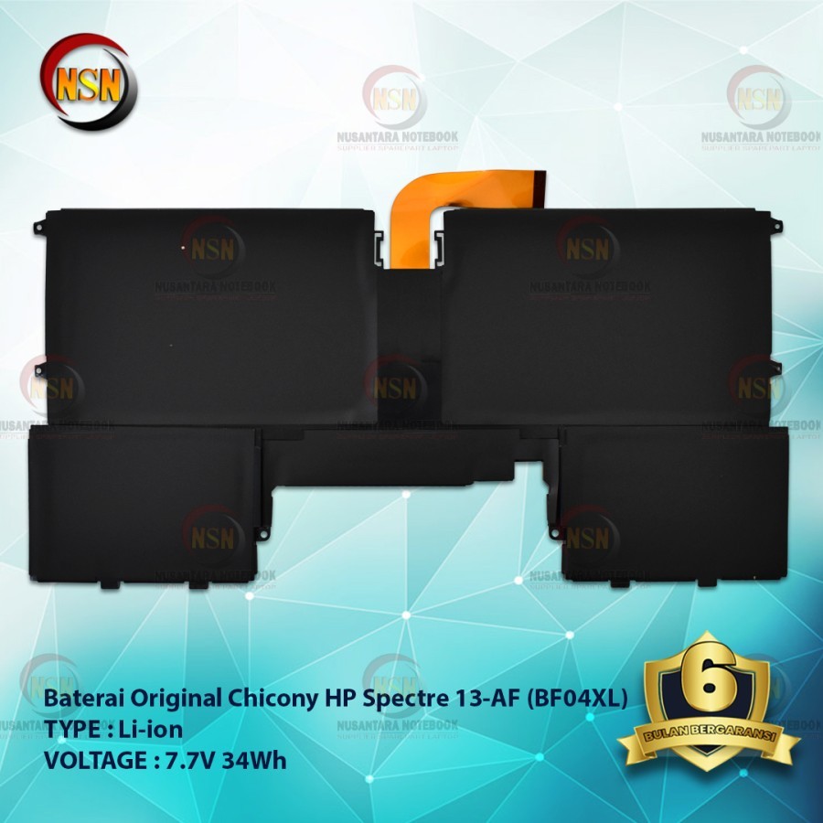 Baterai Laptop Chicony for Spectre 13-AF BF04XL Original