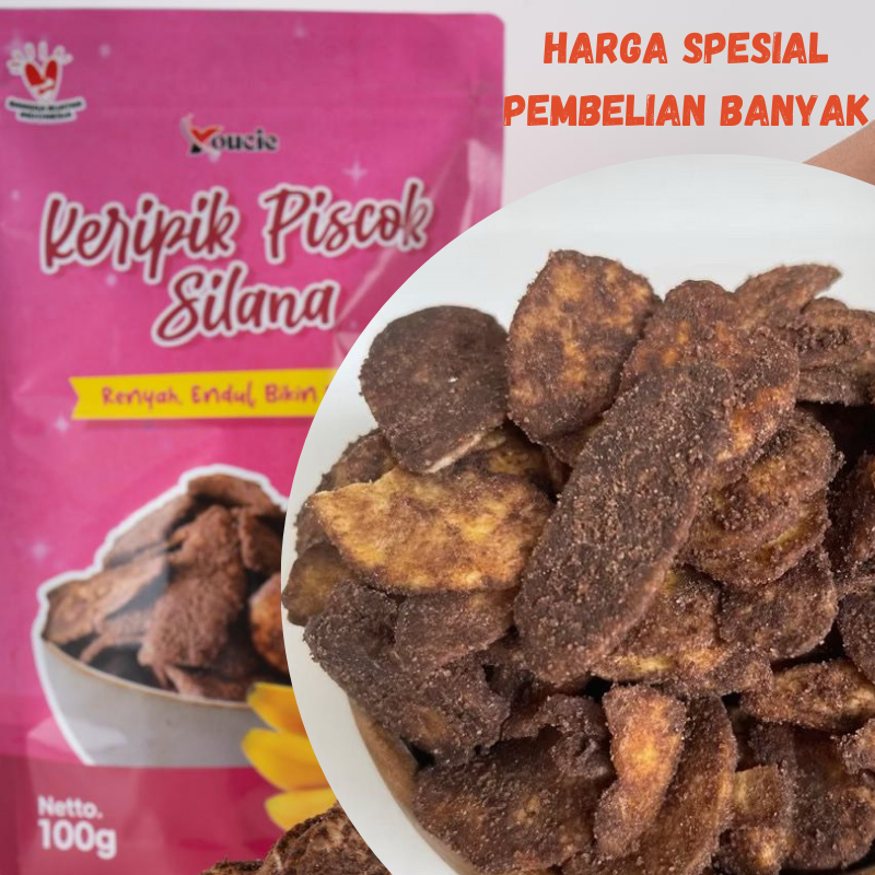 

TERMURAH KERIPIK PISANG COKLAT 100G RENYAH TAHAN LAMA COKLAT NYA MELIMPAH OLEH OLEH KHAS LAMPUNG