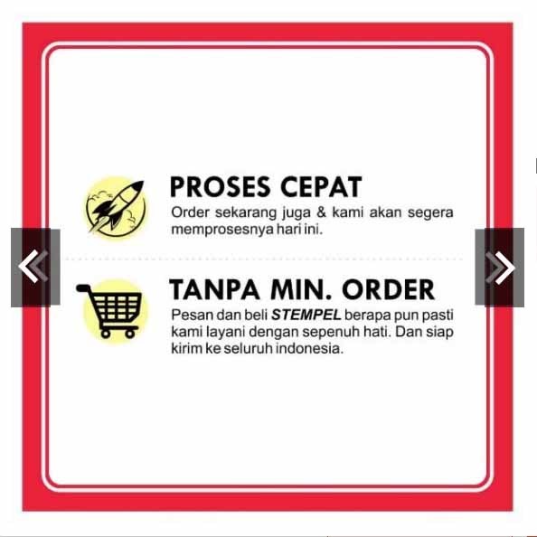 

HJK STEMPEL OTOMATIS TANDA TANGAN / PARAF 1 WARNA