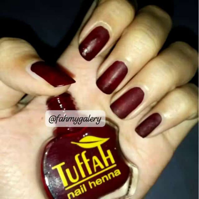 Tuffah Nail Henna Ori//Tuffah Henna Maroon