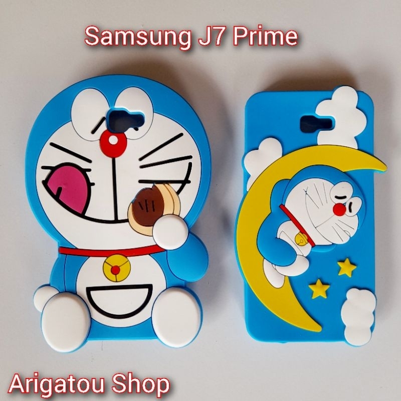 Samsung J7 Prime Case Softcase Boneka Karakter Doraemon