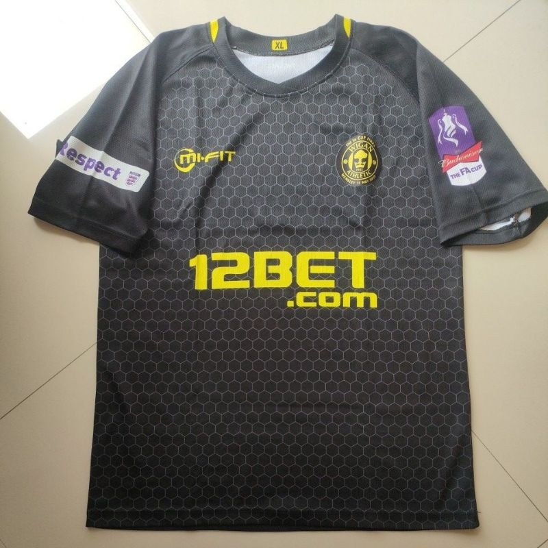 Jersey Olah Raga Sepak Bola Pria & Wanita Keren WIGAN AWAY 2012
