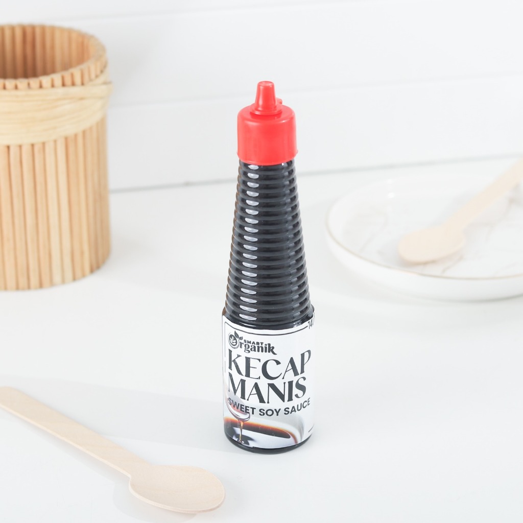 

Kecap Manis Organik / Sweet Soy Sauce Murni SmartOrganik (Non GMO & MSG) 140ml Healthy