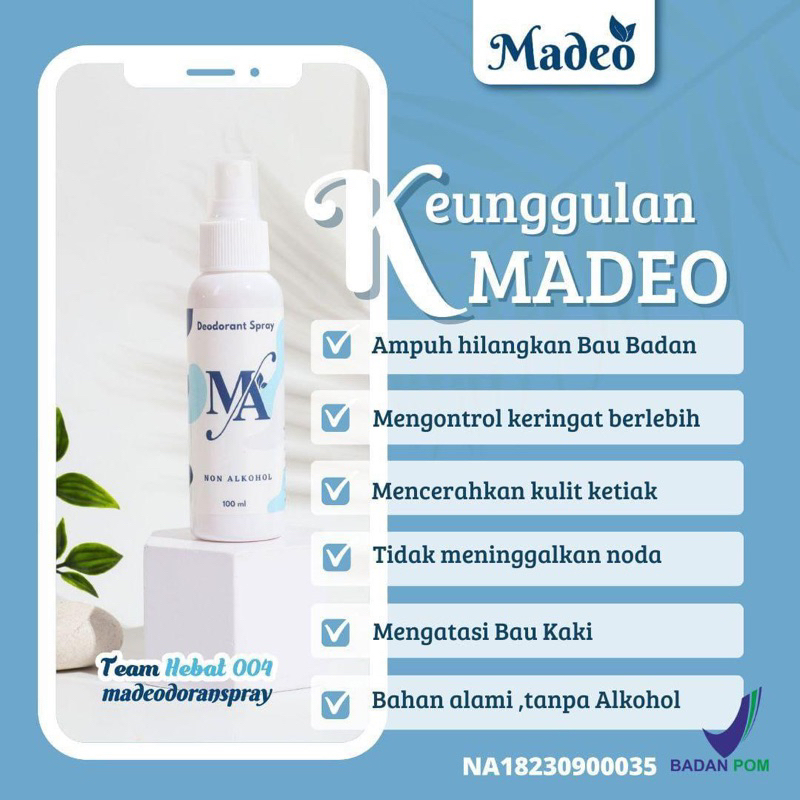 Deodorant Spray Madeo