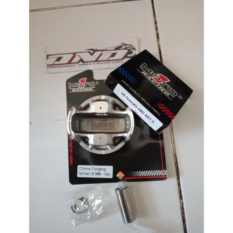 MOTO1 Piston forged 58,5mm pin 13/Piston 58,5 pen 13 taiwan/Piston moto1 forged 58,5mm pin 13 tw/Pis