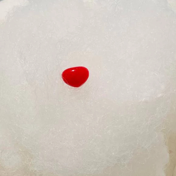 Hidung Amigurumi ukuran 8 x 6mm Hidung Boneka Segitiga Nose Doll Warna Hitam Pekat Bahan Plastik Mat